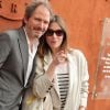 Christopher Thompson et sa femme Géraldine Pailhas - People au village des Internationaux de France de tennis de Roland Garros à Paris le 2 juin 2014.