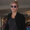 Lindsay Shookus (nouvelle compagne de Ben Affleck) arrive à l'aéroport de LAX à Los Angeles, le 7 juillet 2017