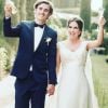Antoine Griezmann partage une photo de son mariage avec Erika Choeprena sur ses réseaux sociaux le 19 juin 2017.