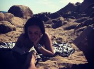 Alizée et Grégoire Lyonnet : Les jeunes mariés amoureux à la plage...