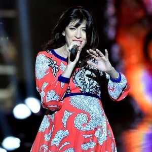 Exclusif - Nolwenn Leroy enceinte - Emission "La chanson de l'année fête la musique" dans les arènes de Nîmes, diffusée en direct sur TF1 le 17 juin 2017. © Bruno Bebert/Bestimage