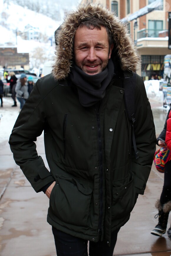Chris O'Dowd dans les rues de Park City lors du Festival du Film de Sundance en Utah, le 22 janvier 2017