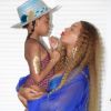 Beyoncé pose avec sa fille Blue Ivy sur Instagram le 30 mai 2017.