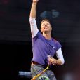 Coldplay lors du premier de ses trois concerts au Stade de France, Saint-Denis, le 15 juillet 2017