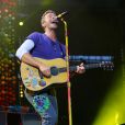 Le groupe Coldplay et son leader Chris Martin lors du premier de ses trois concerts au Stade de France, Saint-Denis, le 15 juillet 2017