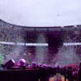 Coldplay en concert au Stade de France, Saint-Denis, le 15 juillet 2017.