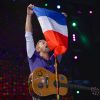 Coldplay en concert au Stade de France, Saint-Denis, le 15 juillet 2017.