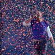 Chris Martin de Coldplay au Stade de France le 15 juillet 2017.