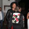 Jeremy Meeks est allé diner avec sa compagne Chloe Green au restaurant Madeo à West Hollywood, le 16 juillet 2017