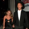 Jeremy Meeks et sa nouvelle compagne Chloe Green main dans la main à la sortie du restaurant Catch à West Hollywood, le 14 juillet 2017  Hot Felon Model Jeremy Meeks and Chloe Green leave Catch LA hand in hand. The model and his girlfriend keep it chic in all black as they head to their ride. 14th july 201714/07/2017 - Los Angeles