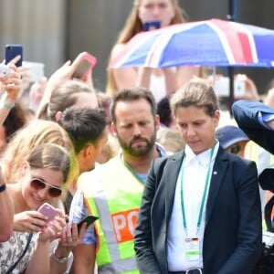 Kate Middleton et le prince William en visite à la porte de Brandebourg à Berlin, le 19 juillet 2017.