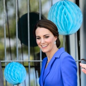 Le prince William et la duchesse Catherine de Cambridge en visite à l'association Strassenkinder à Berlin, le 19 juillet 2017.