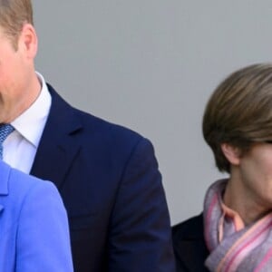 Le prince William et la duchesse Catherine de Cambridge en visite à l'association Strassenkinder à Berlin, le 19 juillet 2017.