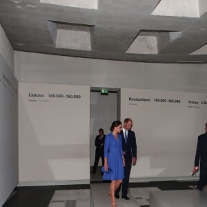 Le prince William et Kate Middleton au Mémorial de l'Holocauste à Berlin, à Berlin le 19 juillet 2017 dans le cadre de leur visite officielle.