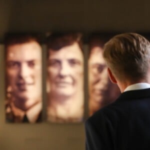 Le prince William et Kate Middleton au Mémorial de l'Holocauste à Berlin, à Berlin le 19 juillet 2017 dans le cadre de leur visite officielle.