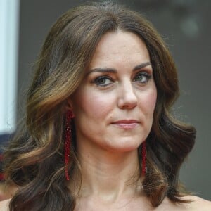 Kate Middleton, duchesse de Cambridge, en Alexander McQueen lors de la garden party organisée par l'ambassadeur de Grande-Bretagne à Berlin le 19 juillet 2017 en l'honneur de l'anniversaire de la reine.