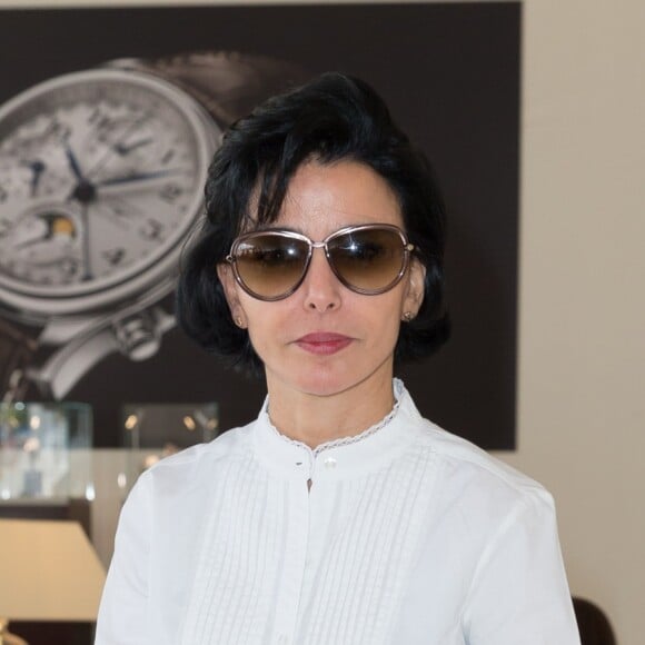 Intérieur - Exclusif - Rachida Dati dans le pavillon Eiffel décoré par Luxury Living lors du Longines Paris Eiffel Jumping au Bois de Boulogne à la plaine de Jeux de Bagatelle à Paris le 2 juillet 2016. © Olivier Borde / Veeren / Bestimage