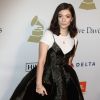Lorde au gala Pre-Grammy à l'hôtel The Beverly Hilton à Beverly Hills, le 11 février 2017.