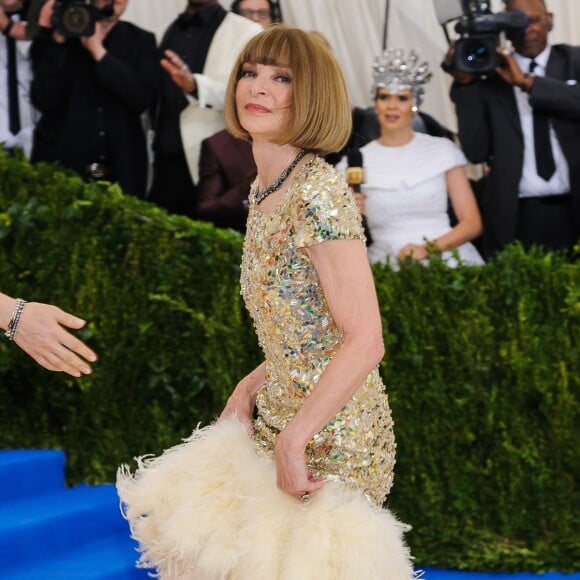 Anna Wintour - Photocall du MET 2017 Costume Institute Gala sur le thème de "Rei Kawakubo/Comme des Garçons: Art Of The In-Between" à New York. Le 1er mai 2017 © Christopher Smith / Zuma Press / Bestimage