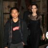 Pax Thien Jolie-Pitt et sa mère Angelina Jolie sortent du restaurant Tao à Los Angeles, le 14 mai 2017.