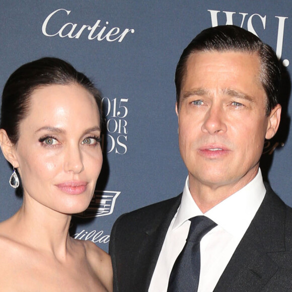 Angelina Jolie et son mari Brad Pitt à la soirée ‘WSJ. Magazine 2015 Innovator' à New York, le 4 novembre 2015