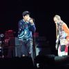 Concert du groupe The Red Hot Chili Peppers lors du festival Lollapalooza à Paris. Le 23 juillet 2017