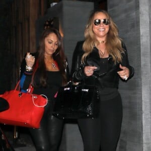 Exclusif - Mariah Carey est allée diner au restaurant Nobu à West Hollywood, le 24 juillet 2017