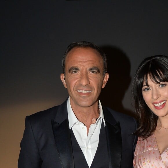 Exclusif - Backstage - Nikos Aliagas et Nolwenn Leroy (enceinte) - Enregistrement de l'émission "Michel Berger, 25 ans déjà - L'hommage symphonique" à la Seine Musicale à Boulogne-Billancourt. L'émission sera diffusée en prime time le 29 juillet sur TF1. Le 6 juin 2017 © Cyril Moreau-Veeren Ramsamy / Bestimage