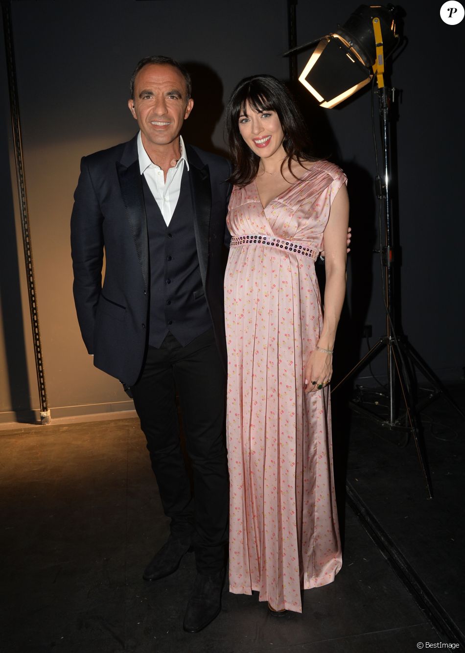 Exclusif Backstage Nikos Aliagas Et Nolwenn Leroy Enceinte Enregistrement De L Emission Michel Berger 25 Ans Deja L Hommage Symphonique A La Seine Mu Purepeople