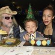 Exclusif - Michel Polnareff fête le 6e anniversaire de son fils Louka avec sa compagne Danyellah au Domaine de Verchant à Castelnau-le-Lez près de Montpellier le 28 décembre 2016.© Romain Canot / Bestimage