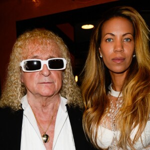 Michel Polnareff et sa compagne Danyellah assistent au concert de Michel Polnareff à l'Olympia à Paris le 14 juillet 2016. © Coadic Guirec / Bestimage