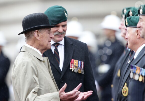 Le prince Philip, duc d'Edimbourg, a accompli la dernière mission - la 22 220e - de sa carrière royale de 65 années le 2 août 2017 au palais de Buckingham à Londres, à l'occasion d'une parade des Royal Marines, la Captain General's Parade, marquant la fin du 1664 Global Challenge, une initiative caritative.