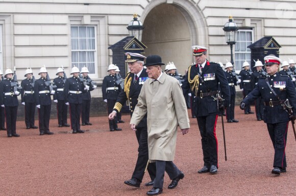 Le prince Philip, duc d'Edimbourg, a accompli la dernière mission - la 22 220e - de sa carrière royale de 65 années le 2 août 2017 au palais de Buckingham à Londres, à l'occasion d'une parade des Royal Marines, la Captain General's Parade, marquant la fin du 1664 Global Challenge, une initiative caritative.