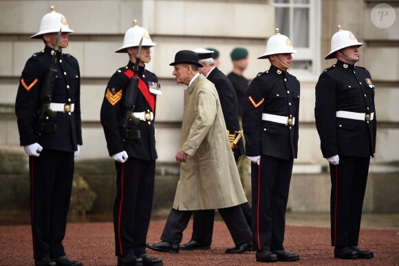 Le prince Philip, duc d'Edimbourg, a accompli la dernière mission - la 22 220e - de sa carrière royale de 65 années le 2 août 2017 au palais de Buckingham à Londres, à l'occasion d'une parade des Royal Marines, la Captain General's Parade, marquant la fin du 1664 Global Challenge, une initiative caritative.