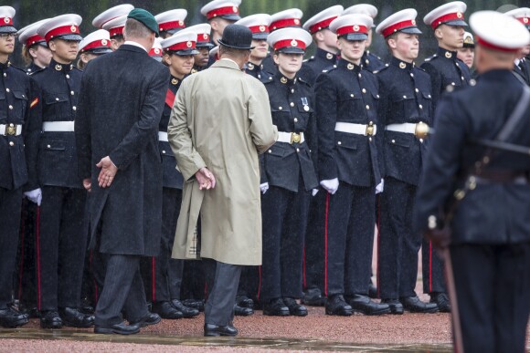 Le prince Philip, duc d'Edimbourg, a accompli la dernière mission - la 22 220e - de sa carrière royale de 65 années le 2 août 2017 au palais de Buckingham à Londres, à l'occasion d'une parade des Royal Marines, la Captain General's Parade, marquant la fin du 1664 Global Challenge, une initiative caritative.