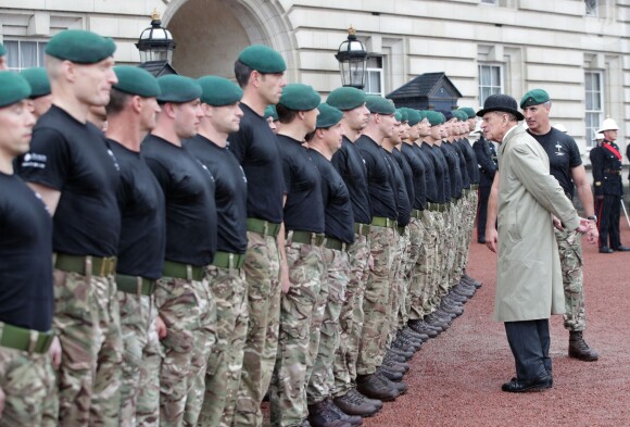 Le prince Philip, duc d'Edimbourg, a accompli la dernière mission - la 22 220e - de sa carrière royale de 65 années le 2 août 2017 au palais de Buckingham à Londres, à l'occasion d'une parade des Royal Marines, la Captain General's Parade, marquant la fin du 1664 Global Challenge, une initiative caritative.