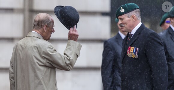 Le prince Philip, duc d'Edimbourg, a accompli la dernière mission - la 22 220e - de sa carrière royale de 65 années le 2 août 2017 au palais de Buckingham à Londres, à l'occasion d'une parade des Royal Marines, la Captain General's Parade, marquant la fin du 1664 Global Challenge, une initiative caritative.