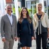 La princesse Sofia de Suède, enceinte de près de huit mois, assistait le 2 août 2017 à une conférence sur le développement durable, Sustainable Tomorrow, à Bastad.