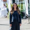 La princesse Sofia de Suède, enceinte de près de huit mois, assistait le 2 août 2017 à une conférence sur le développement durable, Sustainable Tomorrow, à Bastad.