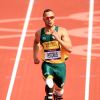 Oscar Pistorius aux Jeux Olympiques de Londres. Août 2012.