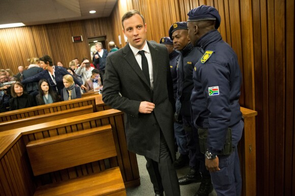 Oscar Pistorius à la Haute Cour de Pretoria, le 6 juillet 2016.
