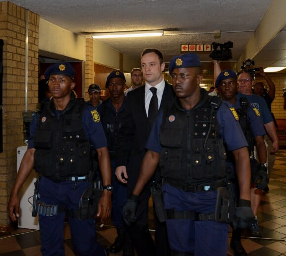 Oscar Pistorius à Pretoria, octobre 2014.