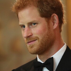 Le prince Harry assiste à une réception à la Trinity House à Londres, le 19 juillet 2017, pour le projet Vernon, une campagne pour installer un monument en héritage de l'établissement de la Marine Royale HMS Vernon.