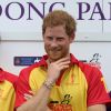 Le prince William, duc de Cambridge et le prince Harry participent au tournoi de polo "The Jerudong Park Trophy" au club de Cirencester et sortent vainqueur du match à Cirencester le 15 juillet 2017
