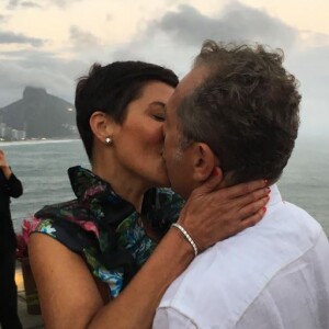 Cristina Cordula a épousé Frédéric Cassin pour la troisième fois à Rio, en août 2017.
