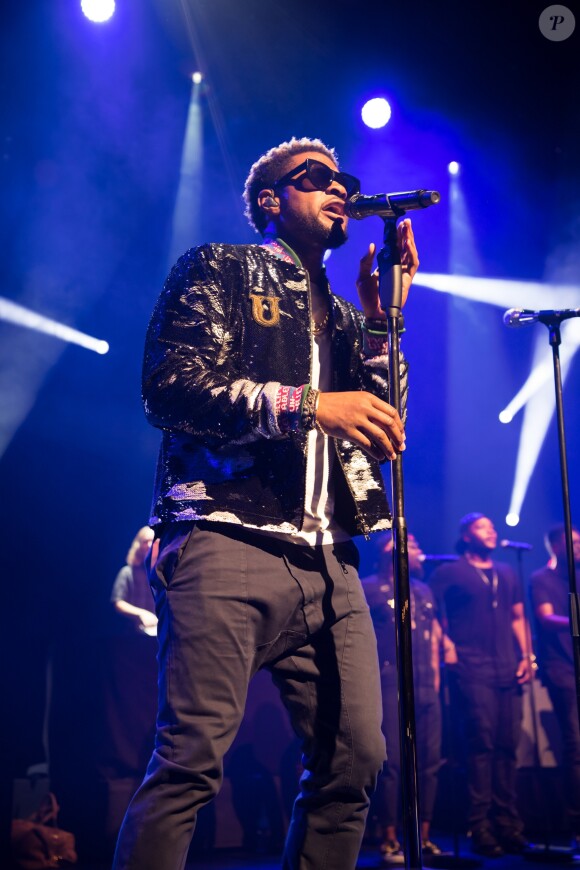 Usher en concert au Festival de Montreux le 5 juillet 2017