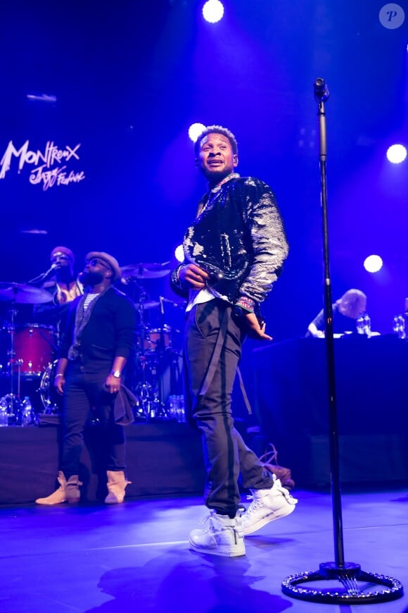Usher en concert au Festival de Montreux le 5 juillet 2017