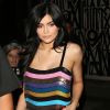 Kylie Jenner quiite le restaurant Craig à West Hollywood le 25 juin 2017.