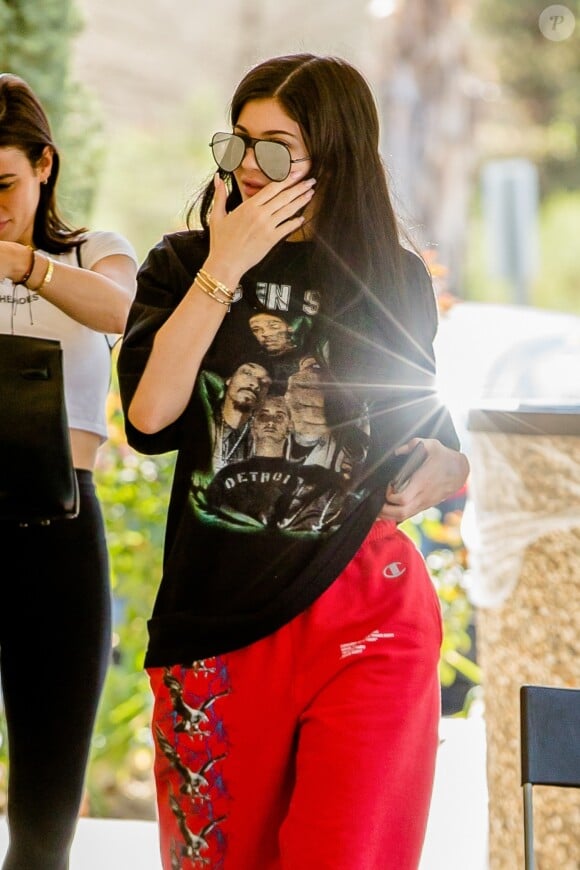 Exclusif - Kylie Jenner à Los Angeles, le 4 août 2017.