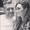 Emilie Nef Naf et le fooballeur Jérémy Ménez lorsqu'ils étaient encore en couple. Juin 2014